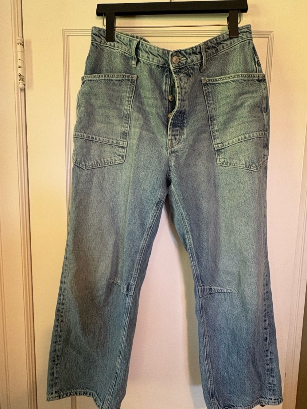 Free People We The Free Minimalist Moxie Barrel Jeans size 31